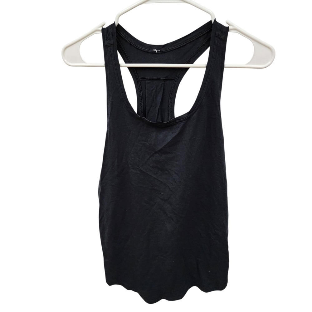 Women's Lululemon Black Love Tank Pleated Size 4 ? NOTE